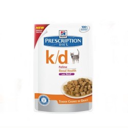Hill'S Prescription Diet Feline K/D Manzo 85 Gr.