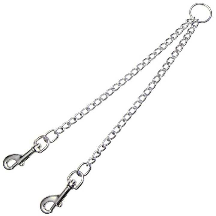 Gloria Guinzaglio Accoppiacani In Catena (0,3 X 25 Cm.)