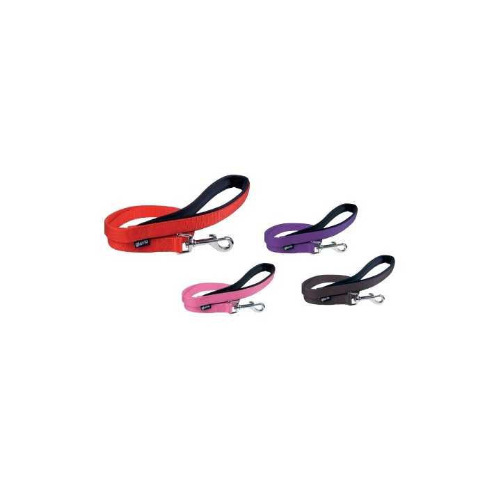 Gloria Guinzaglio In Nylon 1,9 X 120 Cm. Rosso