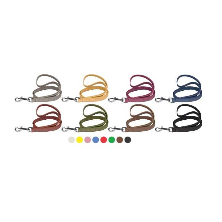 Gloria Guinzaglio In Pelle Nabuk (100 X 1,5 Cm.)