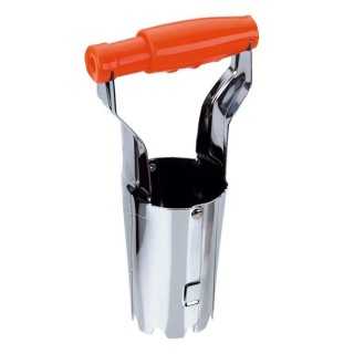 Pianta Bulbi Foraterra in Acciaio Zincato Regolabile (da 6 a 8 cm) Con Meccanismo a Molla - Brixo