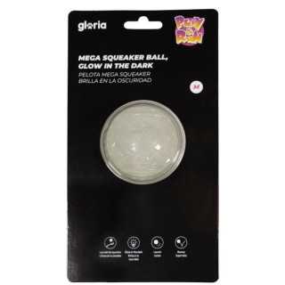 Gloria Mega Squeaker Ball Fluorescente Tg. M